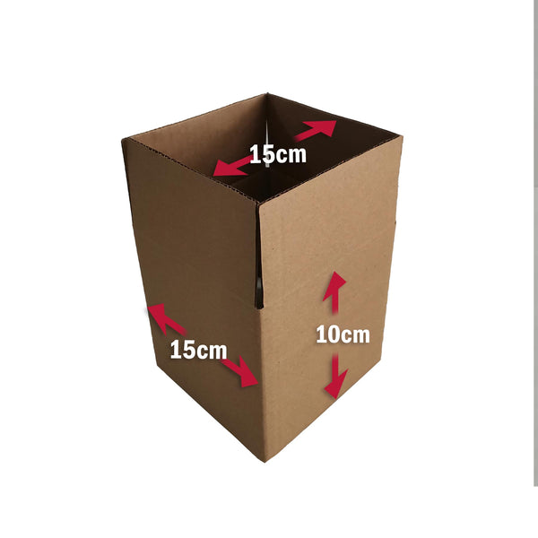 25 Cajas fondo autolock - 15 x 15 x 10 cm ( $ 10.60 x caja )
