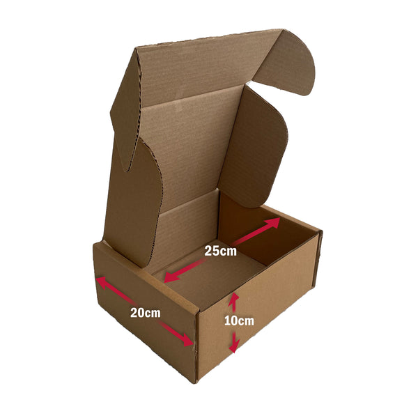 25 Caja para Envíos - 25 x 20 x 10 mm ( $ 20.55 x caja )