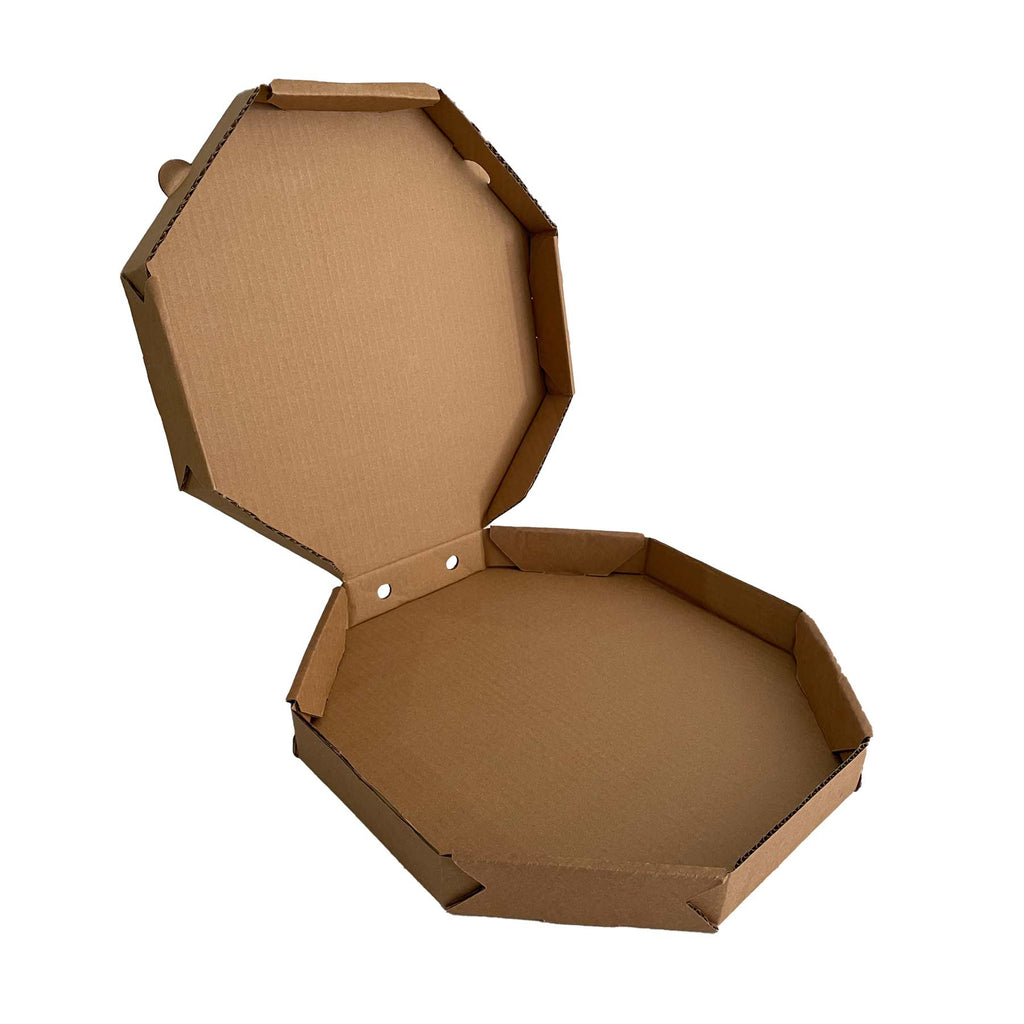 25 Cajas para pizza 14 pulgadas Octagonal ( $ 14.62 x caja )